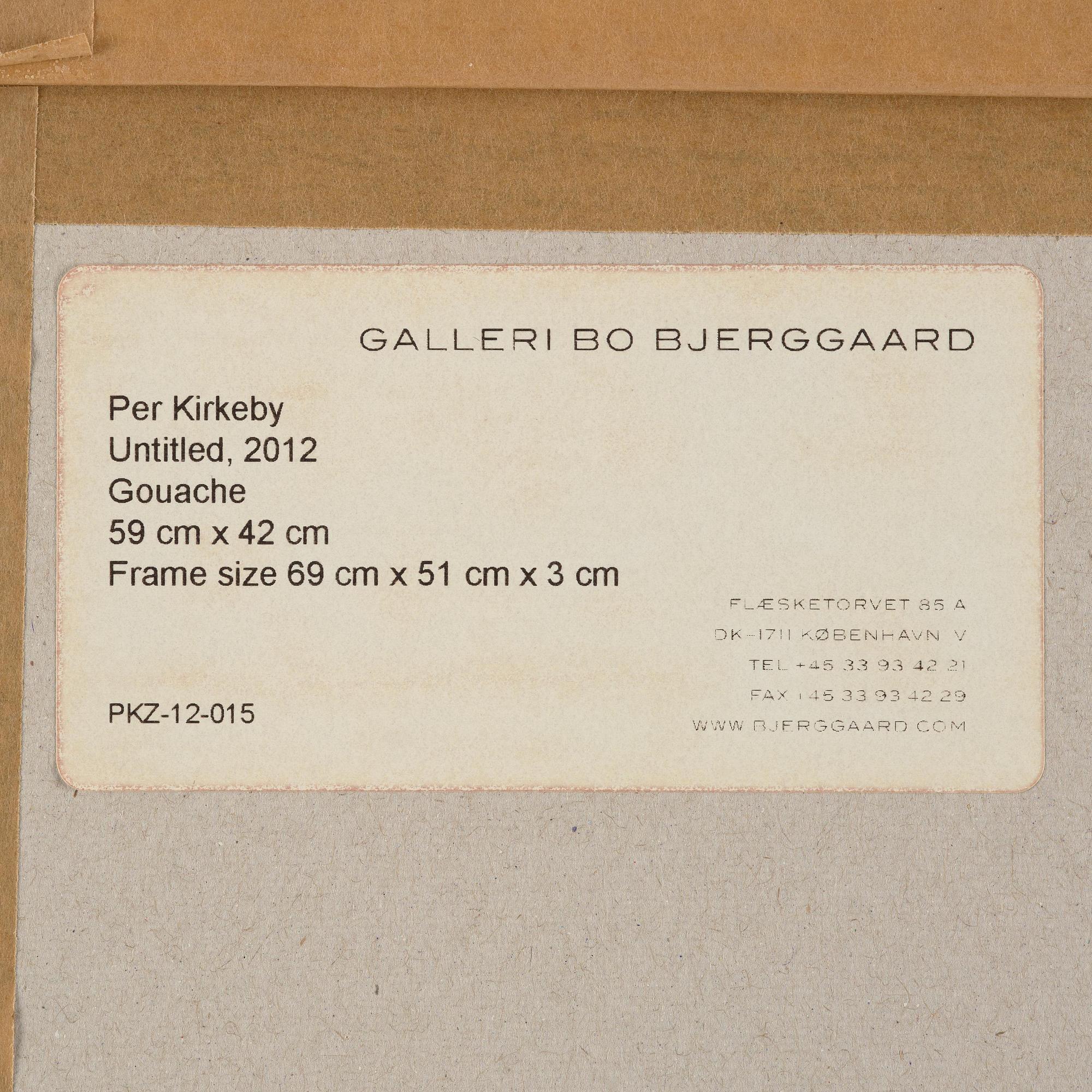 Per Kirkeby, "Untitled".