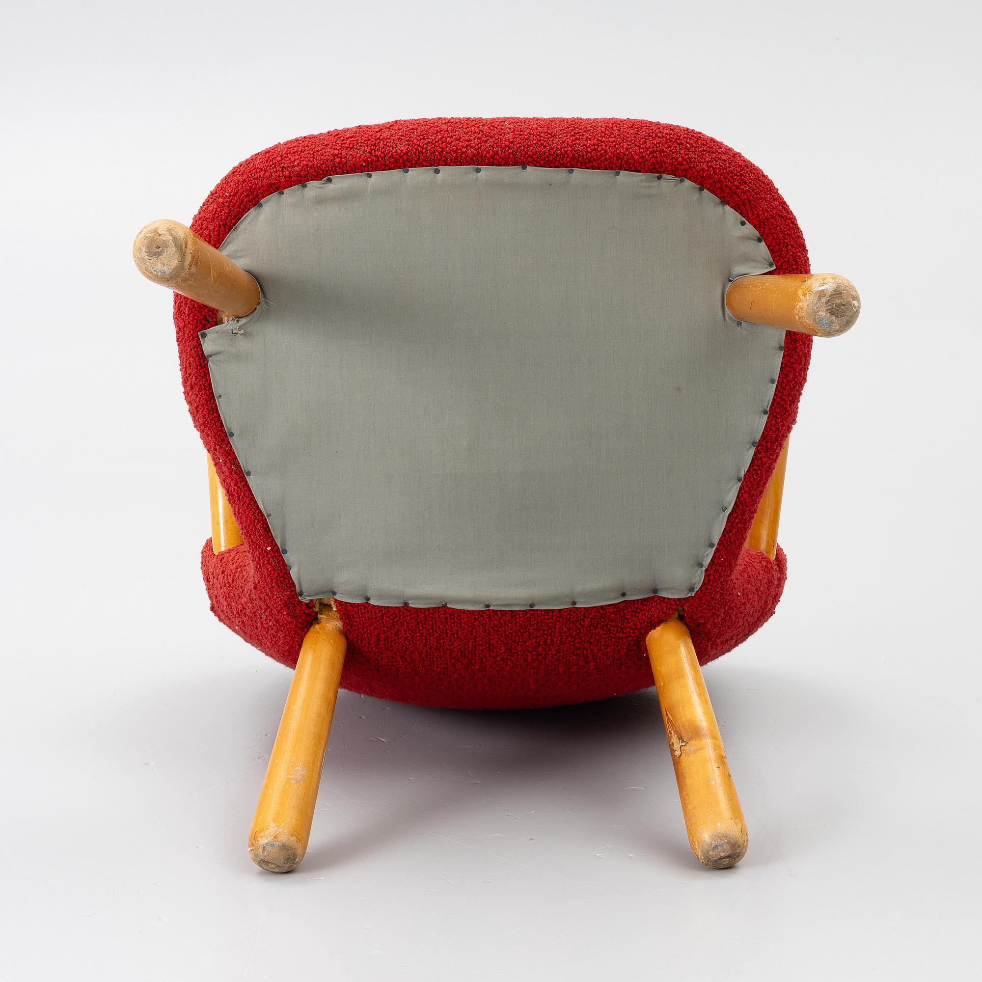 Scandinavian Modern, fåtölj, Musling/Clam Chair, 1940/50-tal.