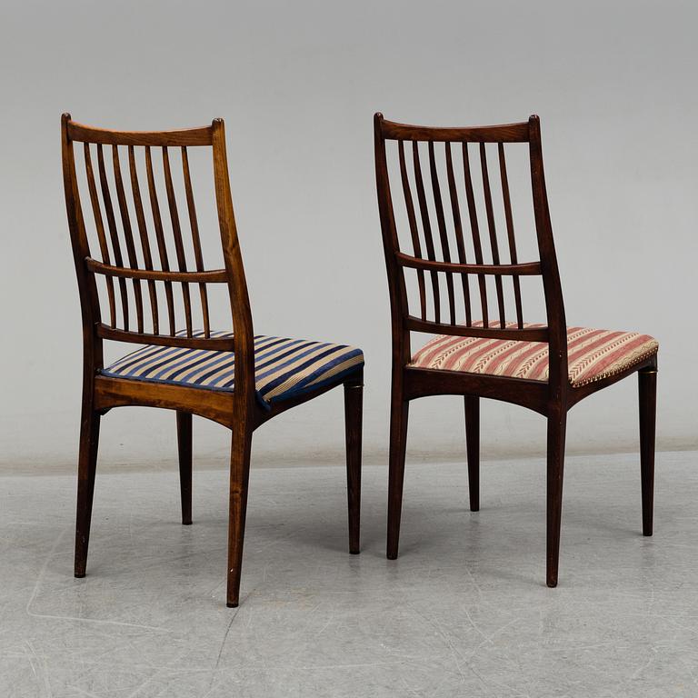 SVANTE SKOGH, matsalsgrupp, 9 delar, "Cortina", Seffle Möbelfabrik, 1960-tal.