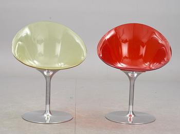 STOLAR, ett par, "Eros", Philippe Starck för Kartell, Italien.