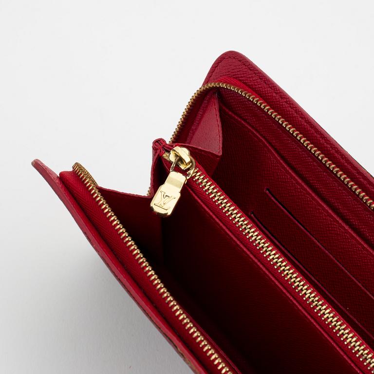 Louis Vuitton, a 'Cherry Cerises Collection' monogram canvas wallet in collaboration with Takashi Murakami, 2005.