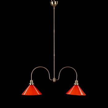 TAKLAMPA, "Biljardlampa". Karlskrona Lampfabrik, 1900-talets andra hälft.