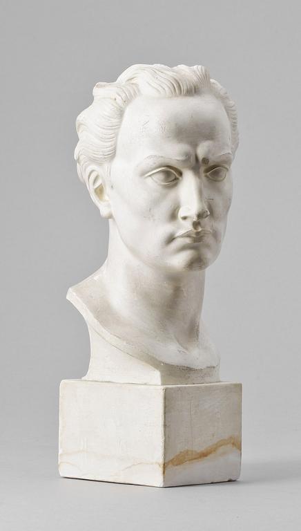 OLOF AHLBERG, skulptur, gips. Sign o dat 1923.