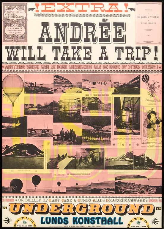 Sture Johannesson, "Andrée will take a trip! Underground Lunds Konsthall.".