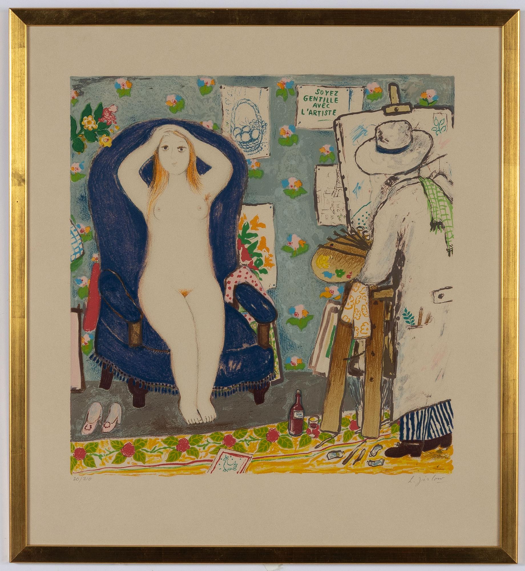 Lennart Jirlow, "Målaren och flickan".