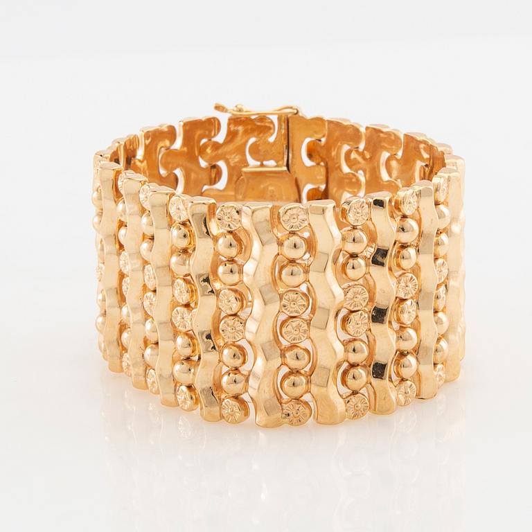 Bracelet 18K gold, Tosato Bruno Vicenza Italy.