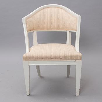 BALJFÅTÖLJ, 1800-tal.