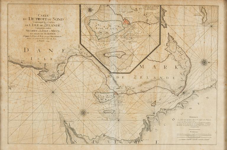 KARTA, Charles Auguste Berey & Denis del La Voye, Paris 1693.