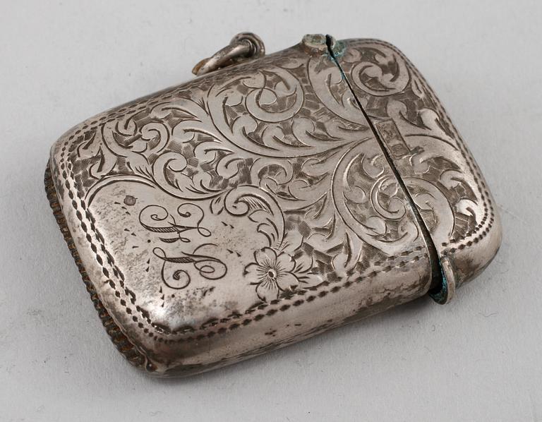 PARTI SILVER, 3 delar, 1800/1900-tal. Vikt 260 g.