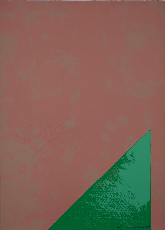 FÄRGLITOGRAFIER, 3 st i mapp. Sign o numr HC.