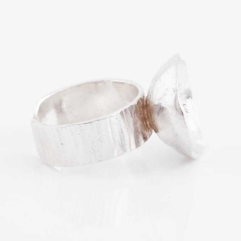Rosa Taikon, a sterling silver ring, Stockholm 1972.