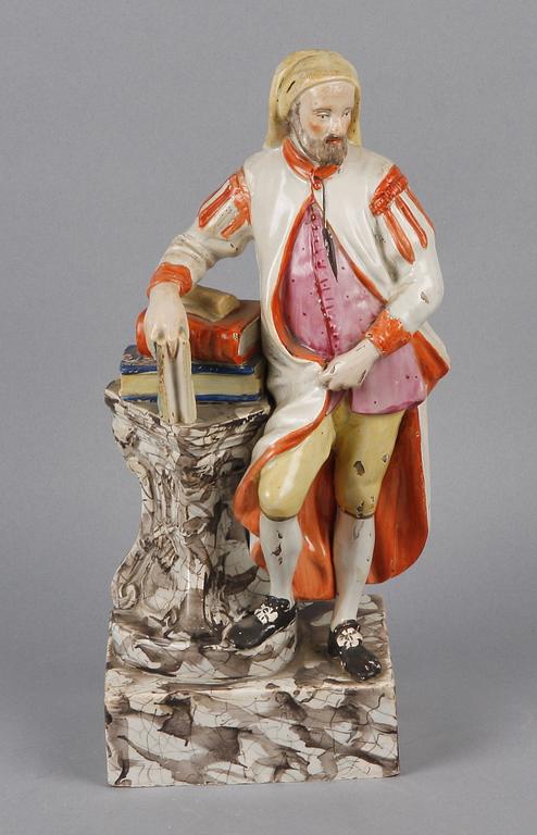 FIGURIN, flintgods. Troligen England, 1700-tal.