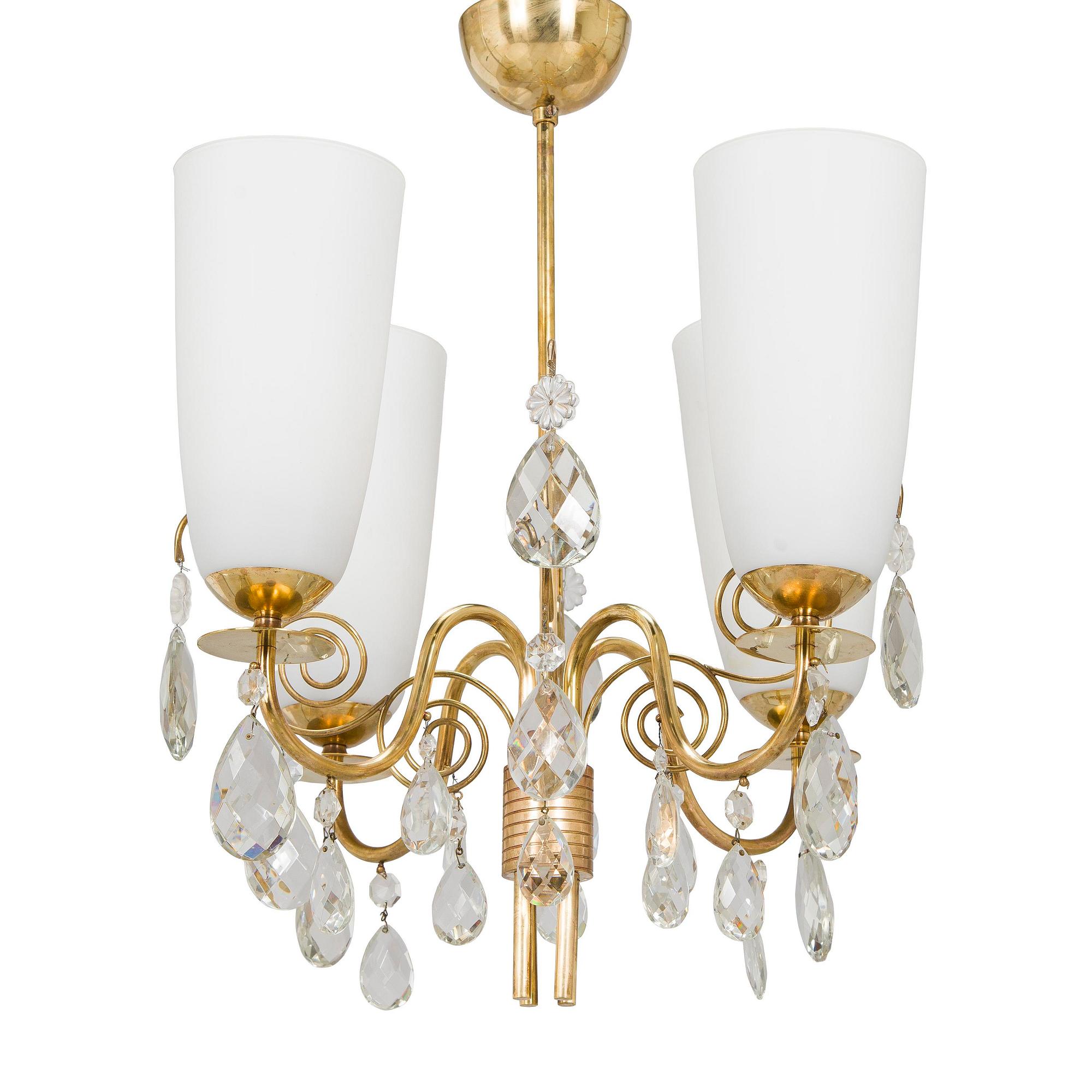 Paavo Tynell, a '51172' mid-20th century ceiling light for Idman.