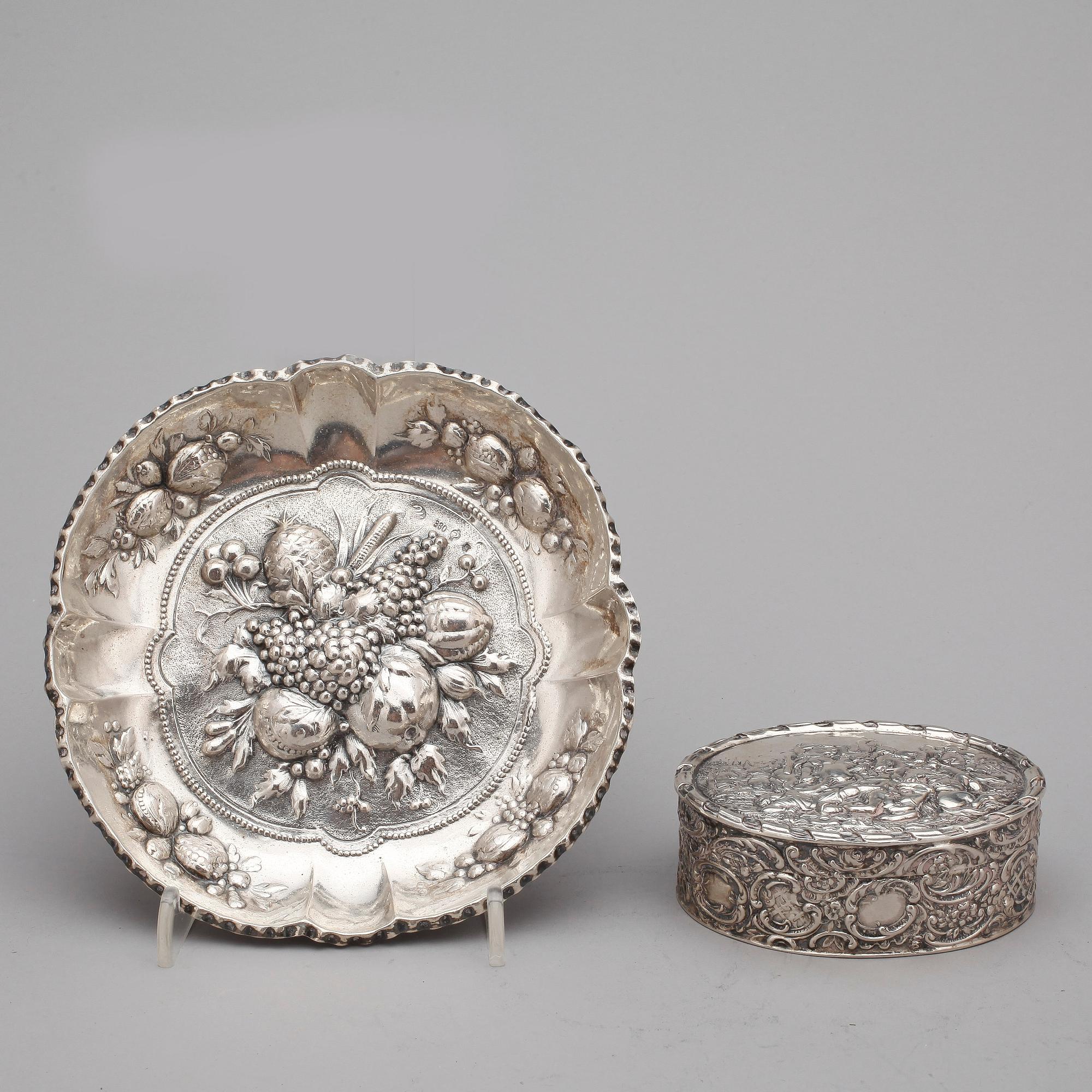 DOSA SAMT FAT, silver, Tyskland, 1800/1900-tal.