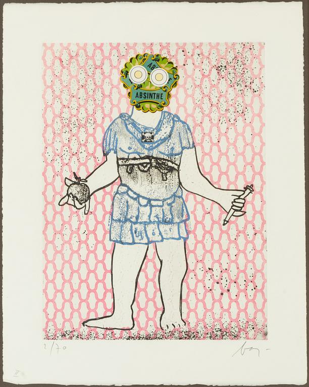 Enrico Baj, "Flavius Valerius Constantinus Chlorus".