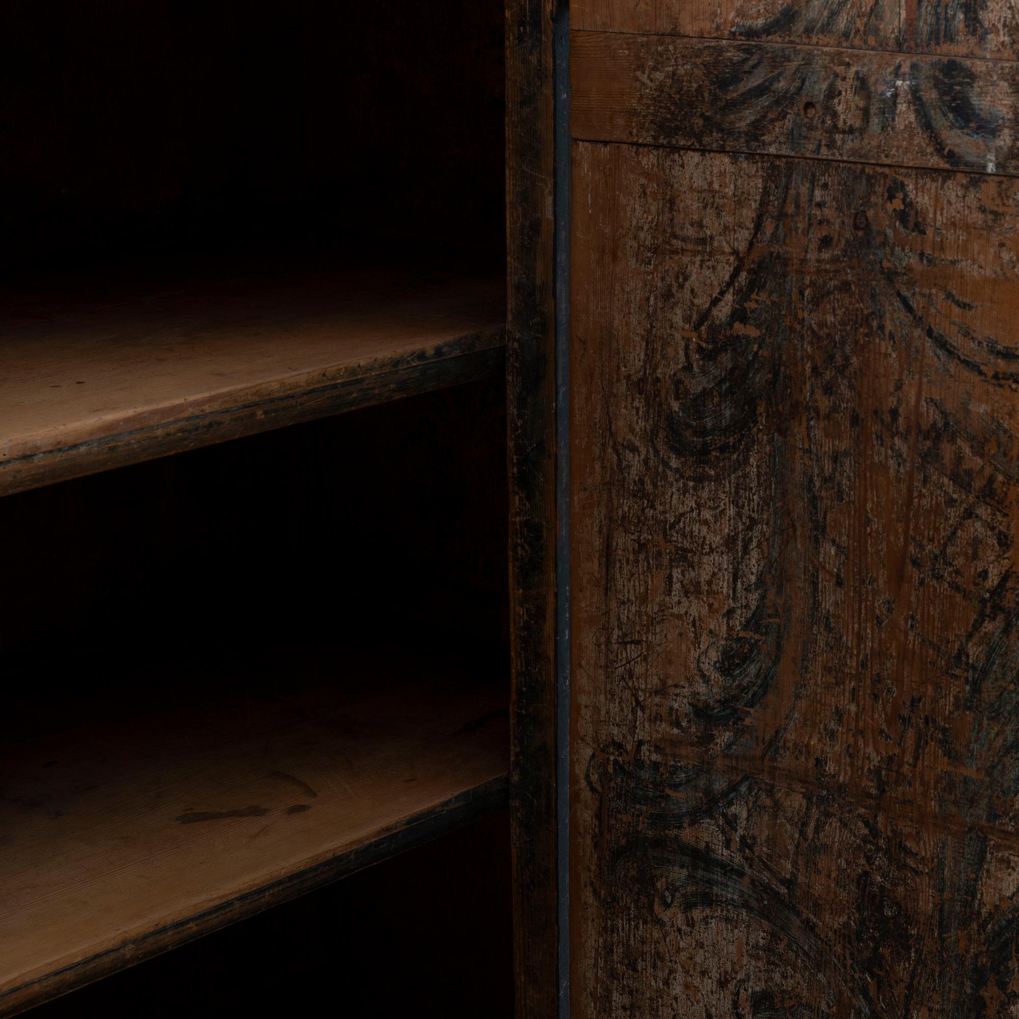 Skänk, allmoge, Jämtland, sent 1700- / tidigt 1800-tal.