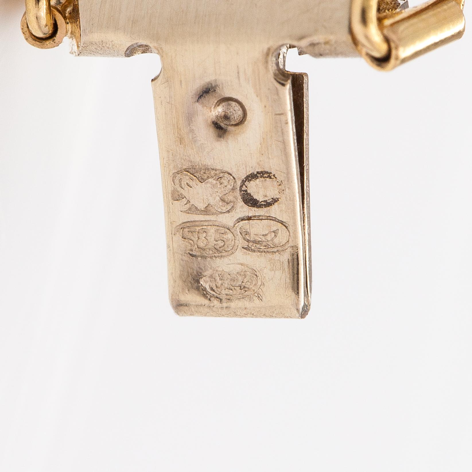 Armband, 18K guld. Unoaerre, Italien.