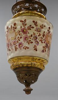 MÅNSKENSAMPEL, omkring sekelskiftet 1900, höjd ca 60 cm.