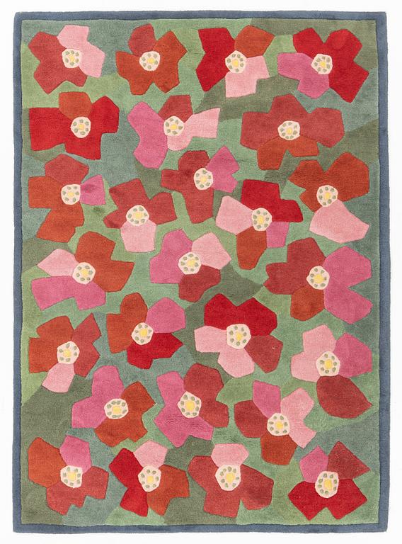 Gunilla Lagerhem Ullberg, matta, "Red Roses", Kasthall Design, 240 x 170 cm.
