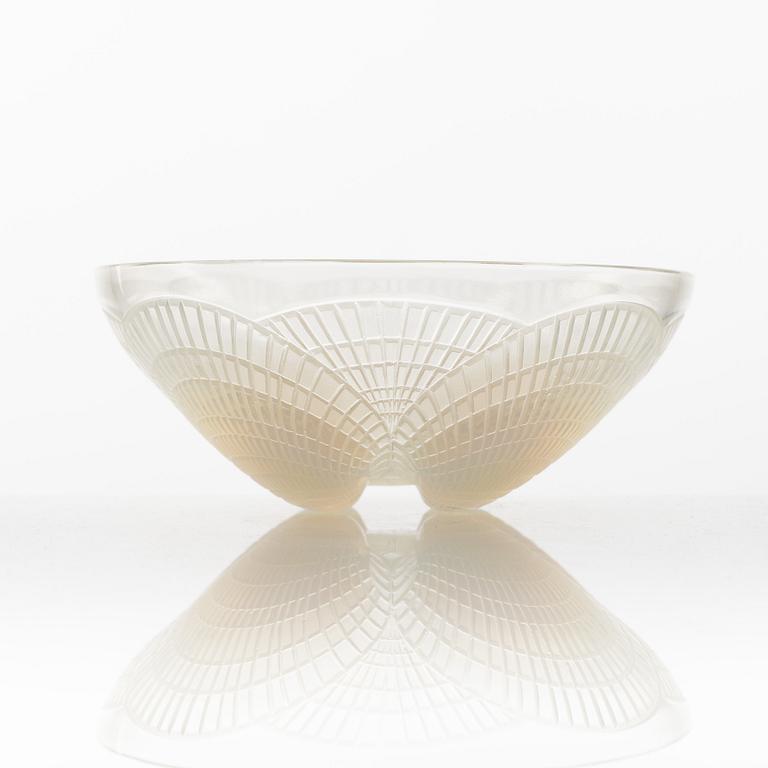 René Lalique, a 'Coquilles' iridescent glass bowl, France, pre 1945.