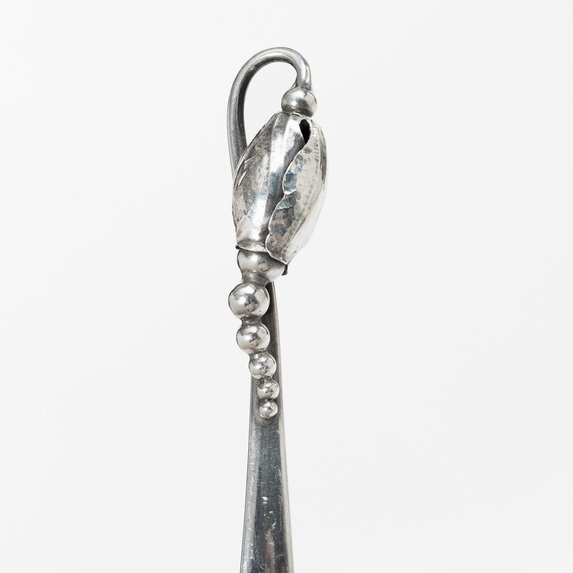 Georg Jensen, Serving spoon, sterling silver, no. 84, Denmark 1933-1944.