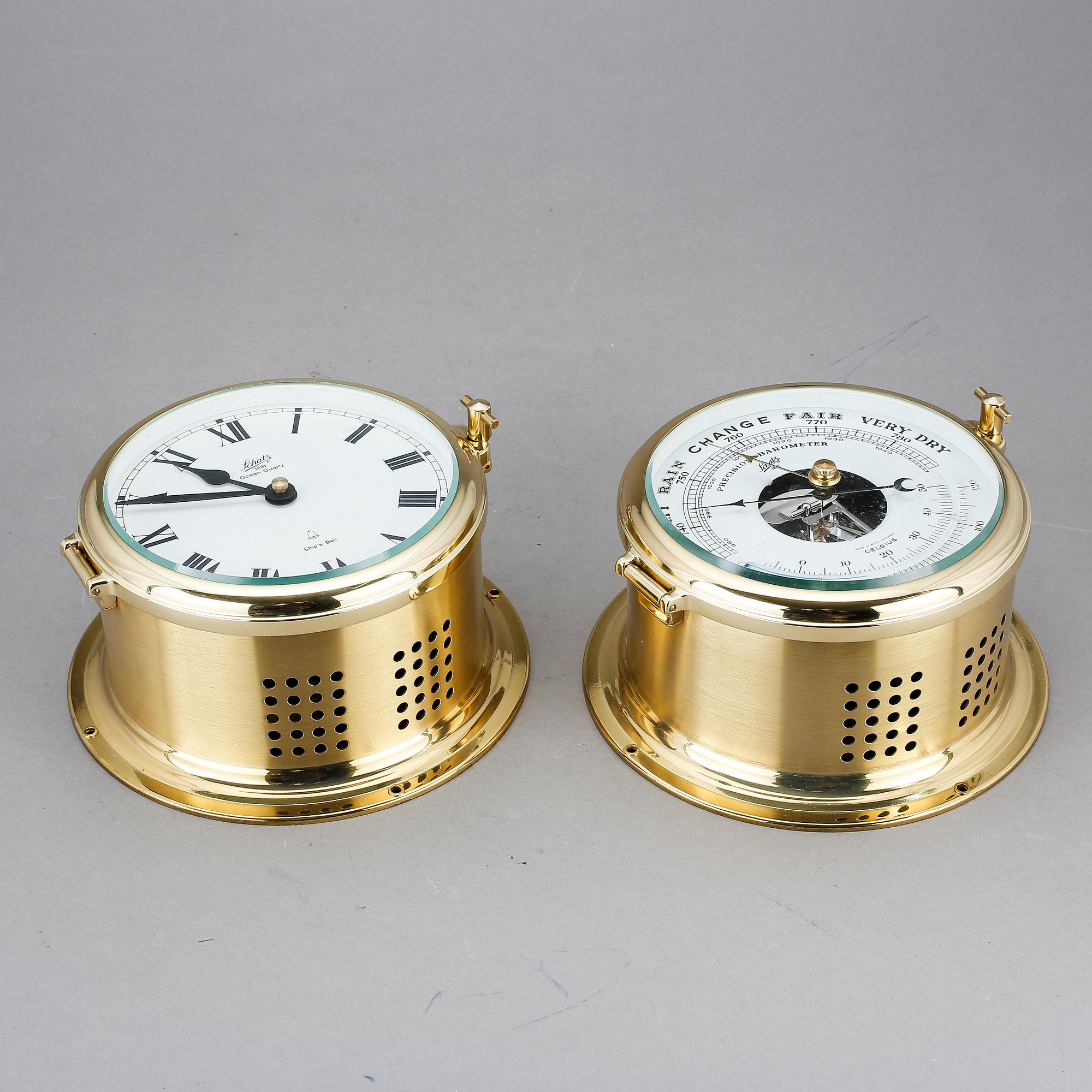 KLOCKA samt BAROMETER, Schatz, Tyskland, 1900-talets andra hälft.