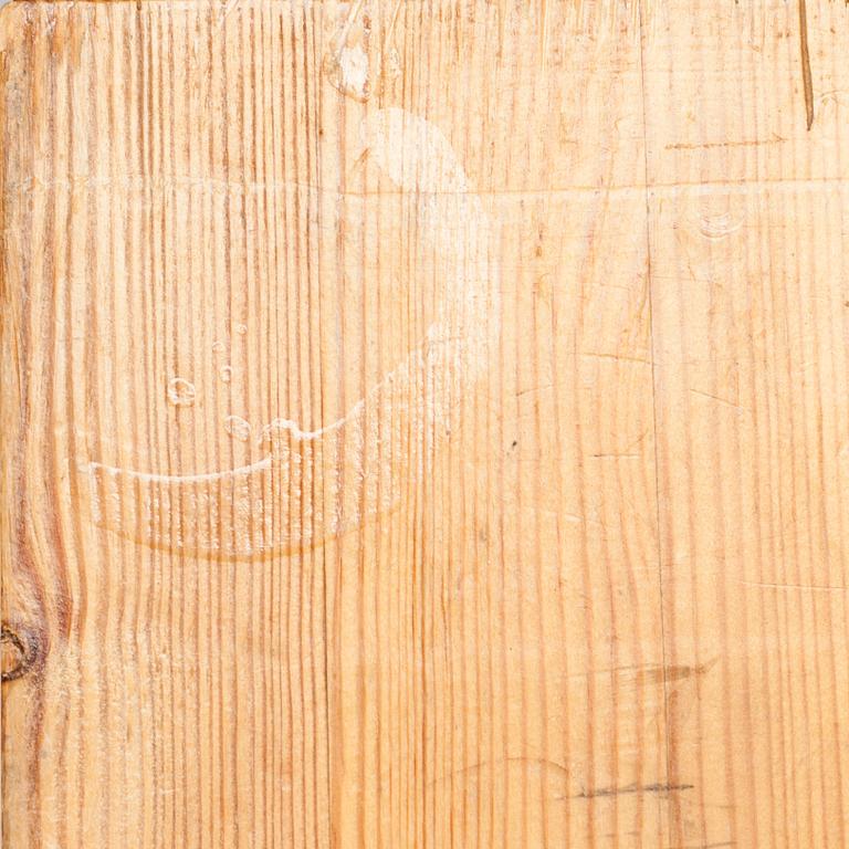 A pine bench / table top from second half of the 20th century.