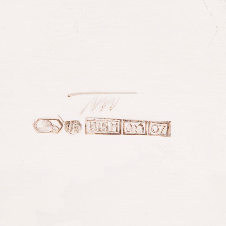 TAPIO WIRKKALA, Kaffeservis, "TW 188", silver, Kultakeskus Tavastehus 1959-1967.