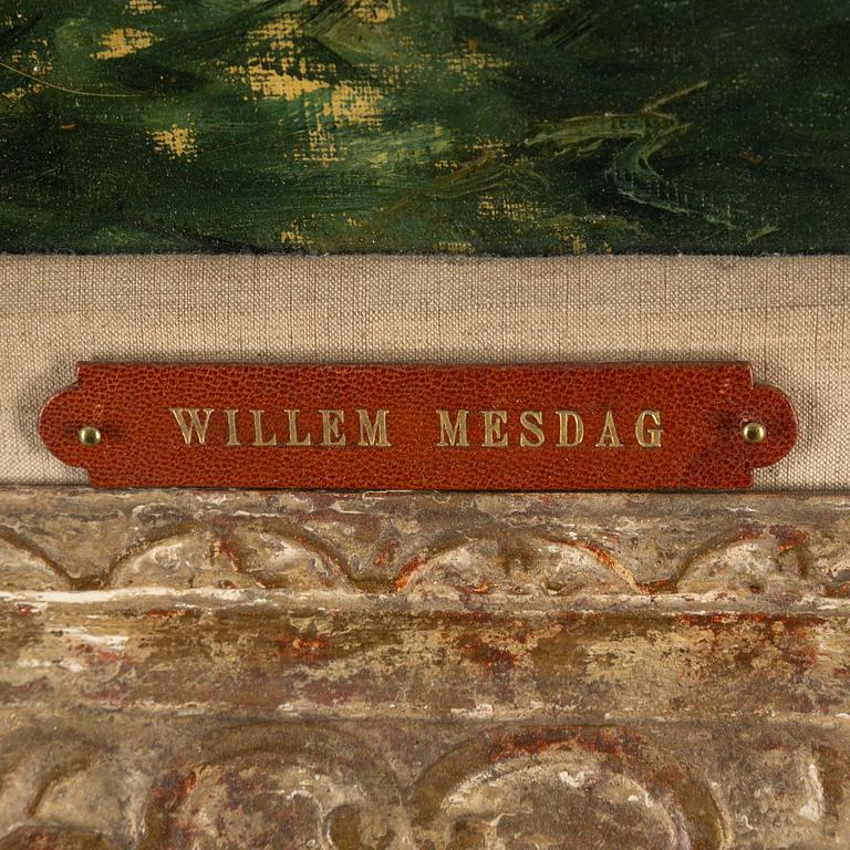 HENDRIK WILLEM MESDAG, attributed to, oil on canvas, bears signature.