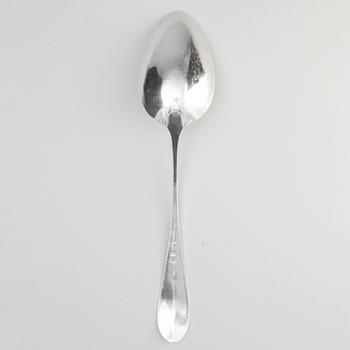 A Danish Silver Serving Spoon, mark of Jørgen Mønster, Copenhagen 1816.