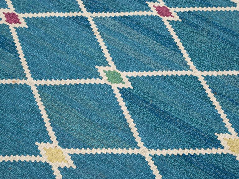 CARPET. Flat weave. 97 x 246,5 cm. Sweden around 1960.