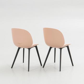 GamFratesi, chairs, 4 pcs, "Beetle Chair", Gubi, Denmark.