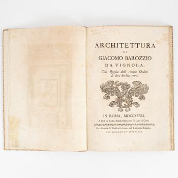 Architecture, 1739, with 40 full-page engravings.