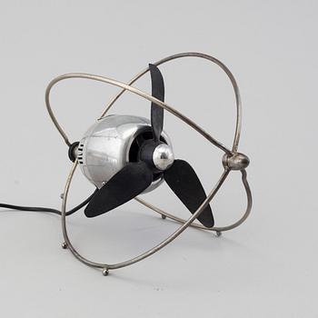 A 'VE505' table fan by Ezio Pirali, Zerowatt, designed 1953.