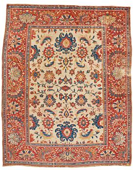 274. A CARPET, an antik Ziegler Mahal, ca 419,5 x 323,5 cm (as well as 1 cm flat weave at the ends).