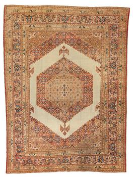 841. CARPET. Antique Tabriz. 362 x 280,5 cm.