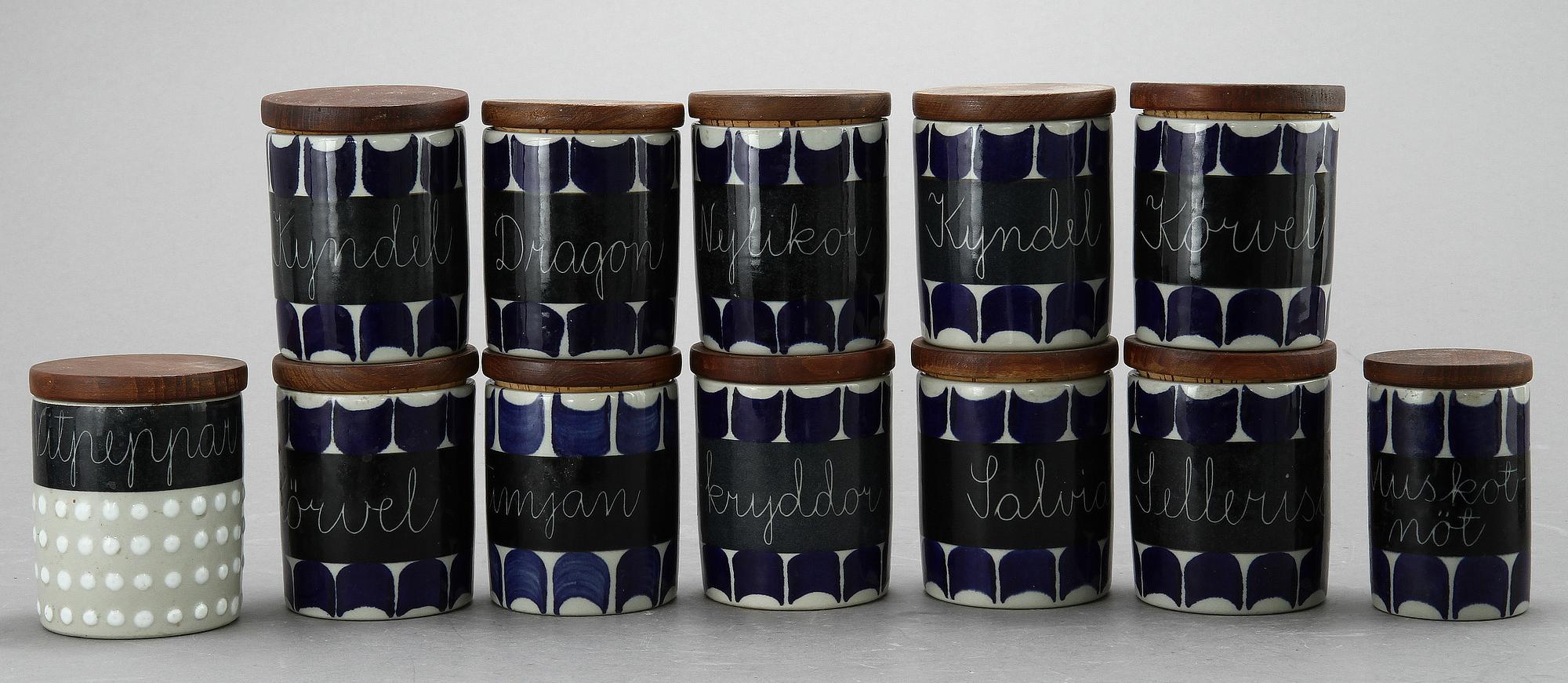 PARTI PORSLIN, 24 delar, Marianne Westman, Rörstrand, 1900-talets mitt.