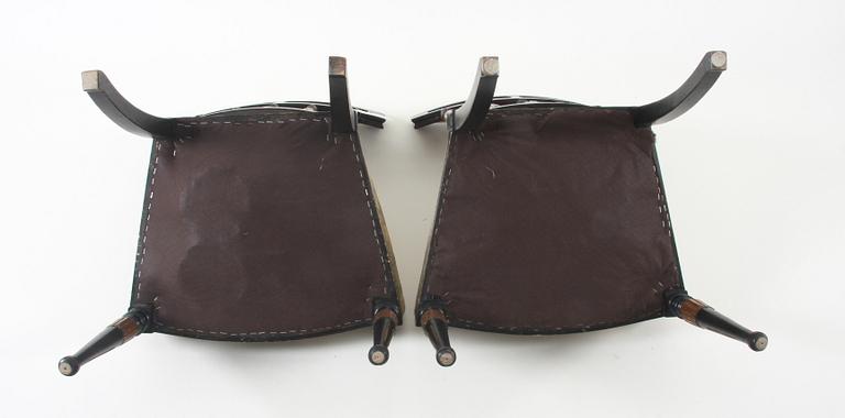 STOLAR, ett par, gustaviansk stil.
