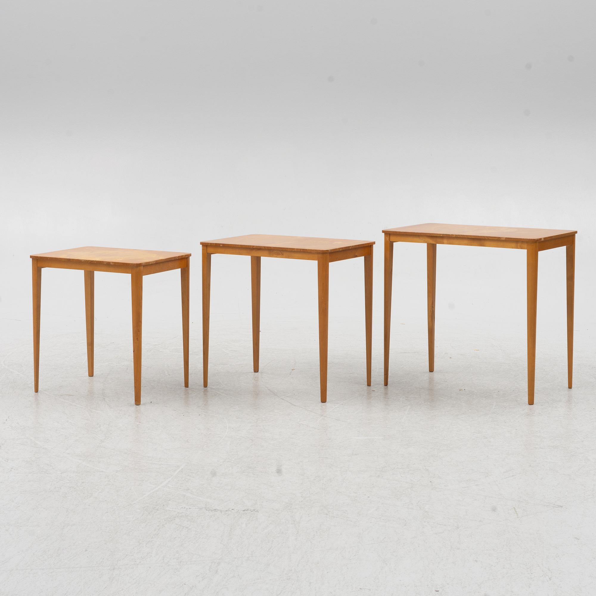 Satsbord, 3 delar, 1940-tal.