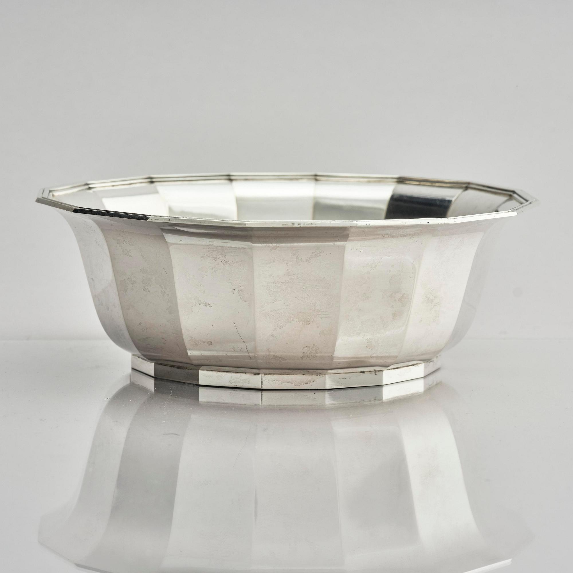 Wiwen Nilsson, a sterling silver bowl, Lund, Sweden 1966.