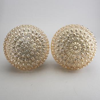 Taklampor/vägglampor, ett par, Glashütte Limburg, Tyskland, 1900-talets andra hälft.