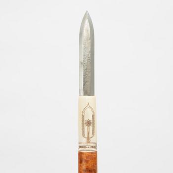 Lars-Erik Marsja, a bear spear, signed LE Marsja.