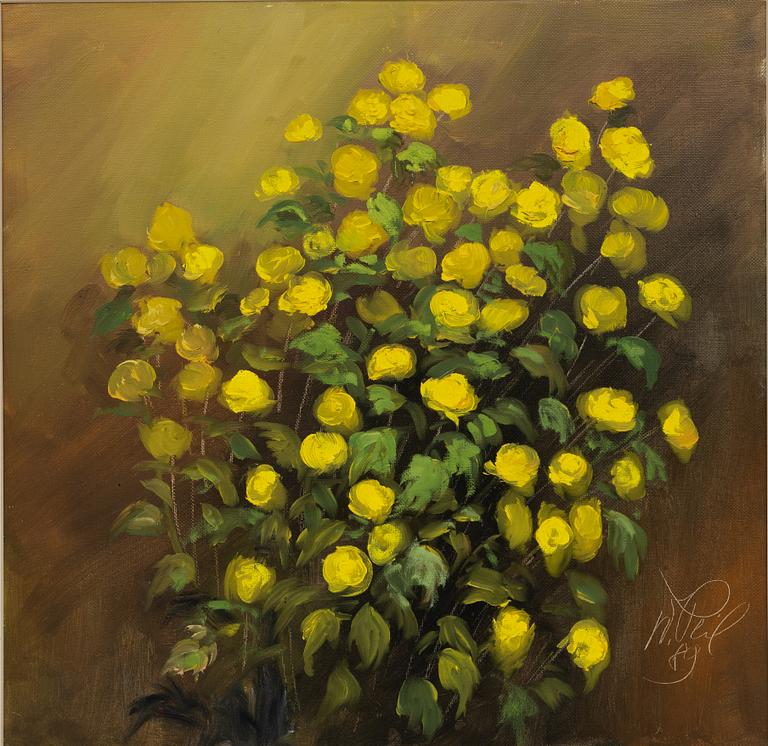 Voldemar Peil, Flower Still Life.
