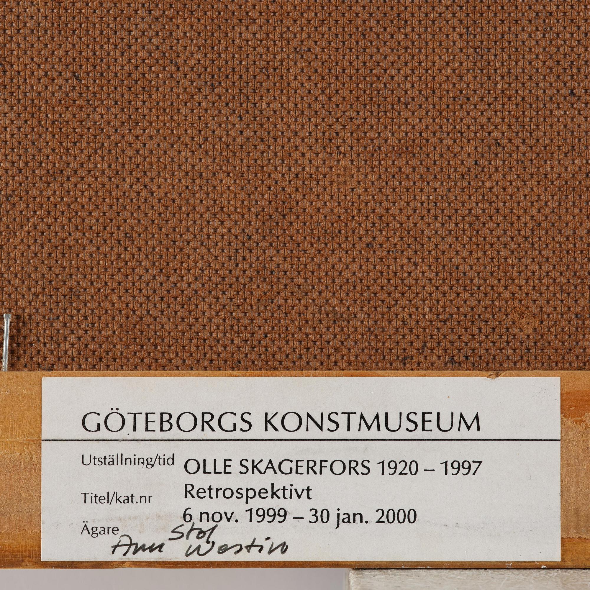 Olle Skagerfors, "Flaskan".