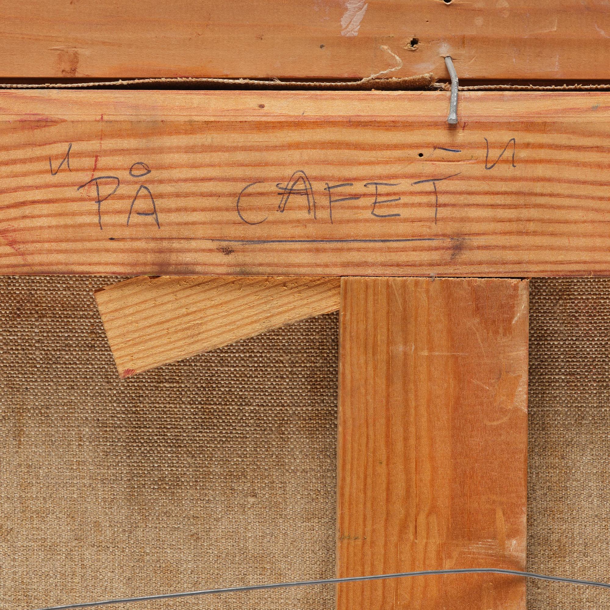 Peter Dahl, "På caféet".