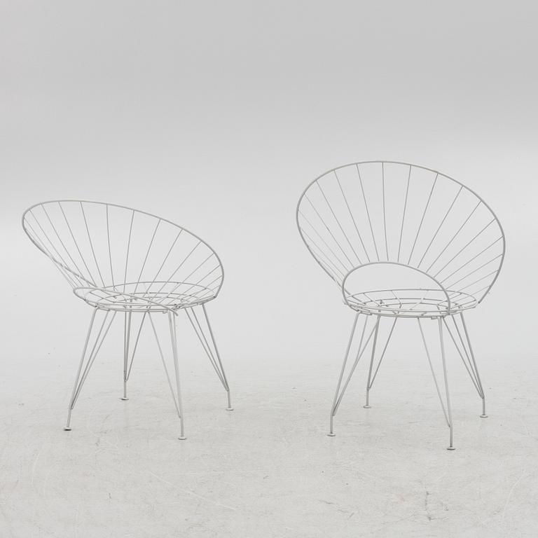 Yngve Ekström, a pair of "Desirée" chairs, Sweden, 1950's.