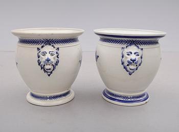 YTTERFODER, golvmodell, 1 par, flintgods, Gustafsberg, 1900-talets första hälft.