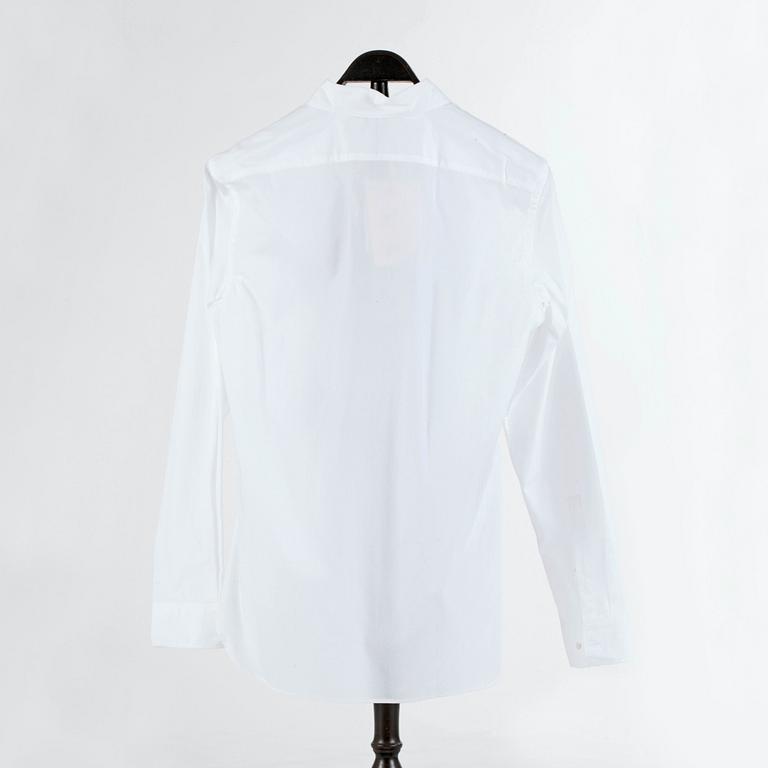 JOHN GALLIANO, a men´s white cotton shirt, size 50.