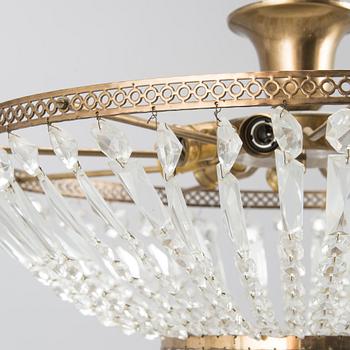 Chandelier, later half of the 20th century.
