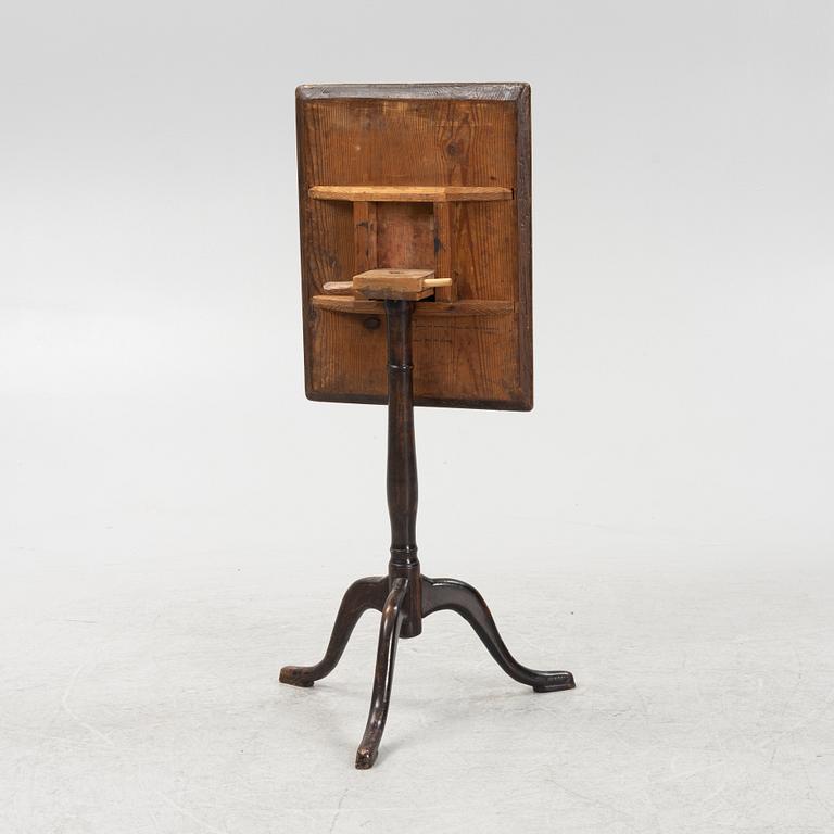 Folding table, Kopparberg, first half of the 19th century.